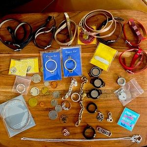 Lot of random Origami Owl pieces.